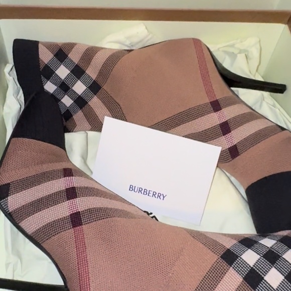 Burberry vintage check sock boots - Picture 2 of 7